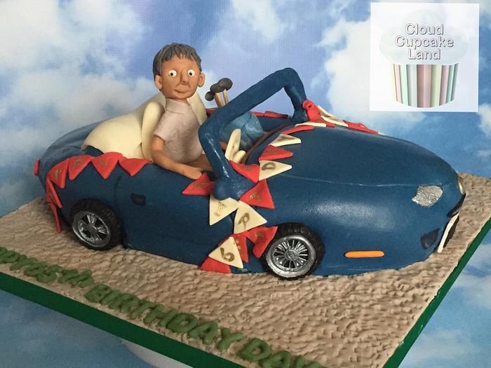 Convertible Car Cake