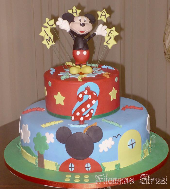 Mickey mouse cake 
