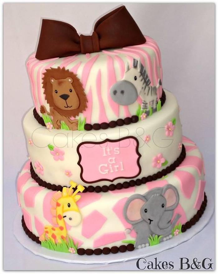 Sweet safari cake