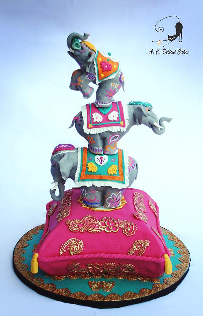 Indian inspiration Hindu Cake.