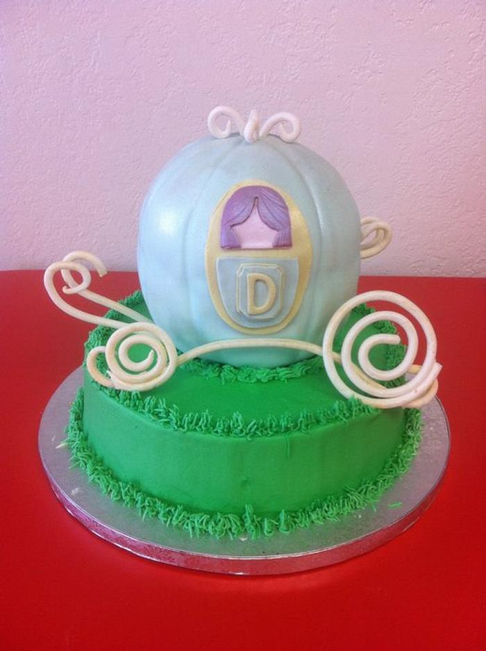 Cinderella's Coach Cake