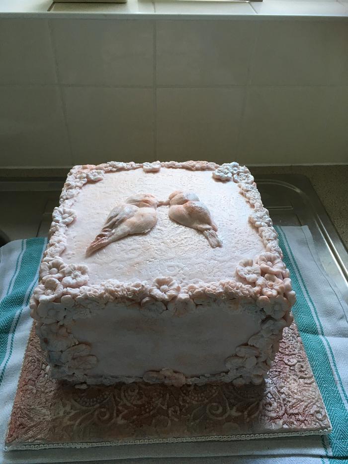 Bas relief cake