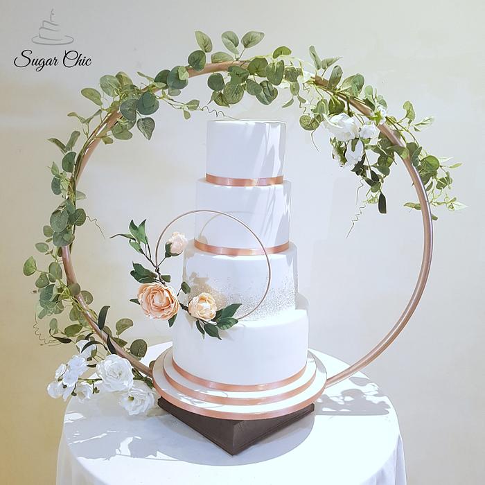 x Sorrento Inspired Wedding Cake x