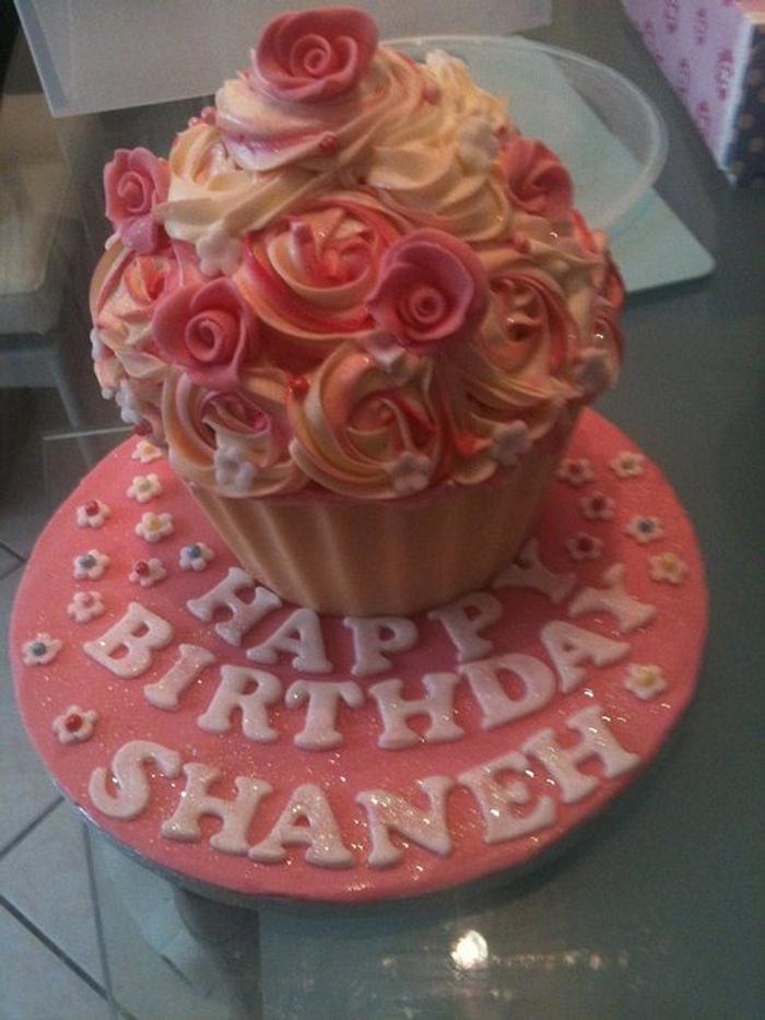 Pretty in pink Giant Cupcake 