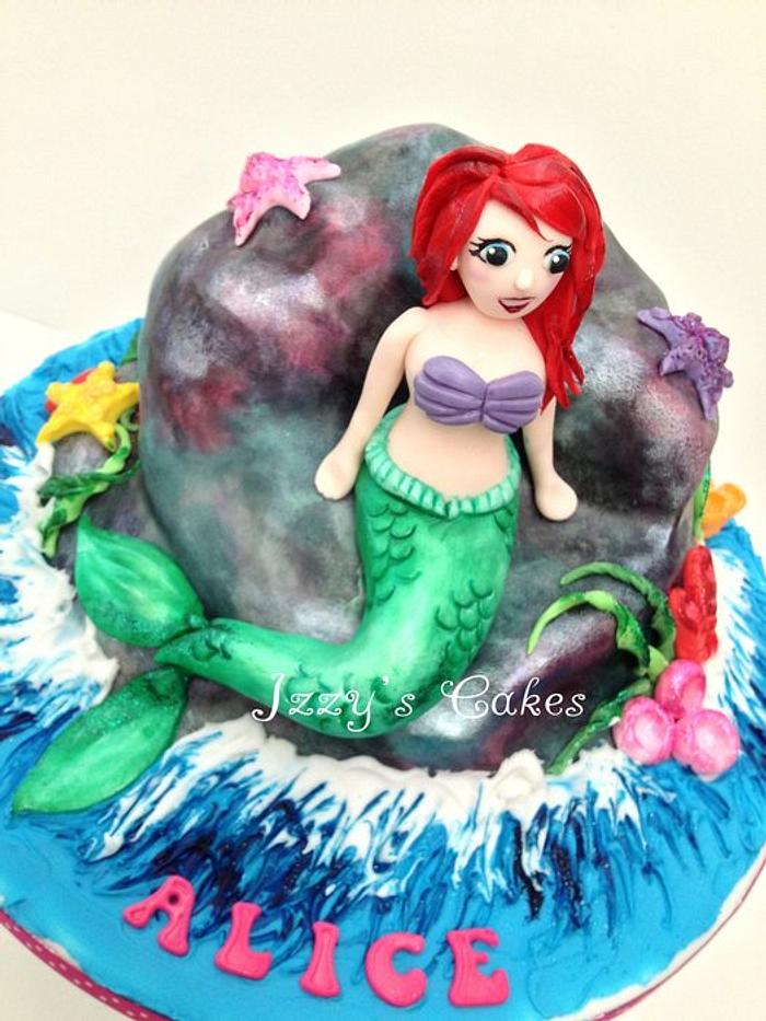 Little Mermaid Cake for Alice