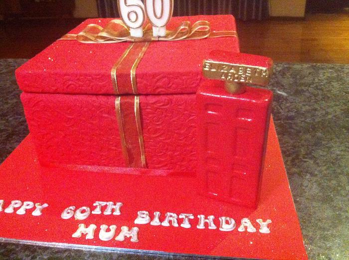 Elizabeth Arden's Red Door 60th Birthday Cake