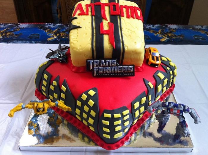 Transformers Birthday cake