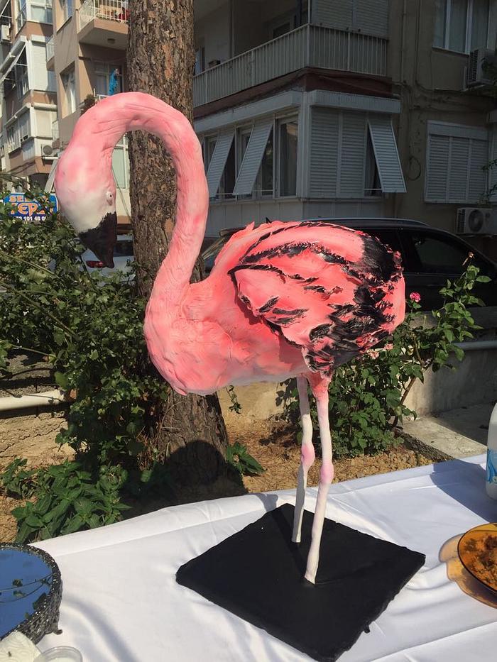 3d Flamingo Cake