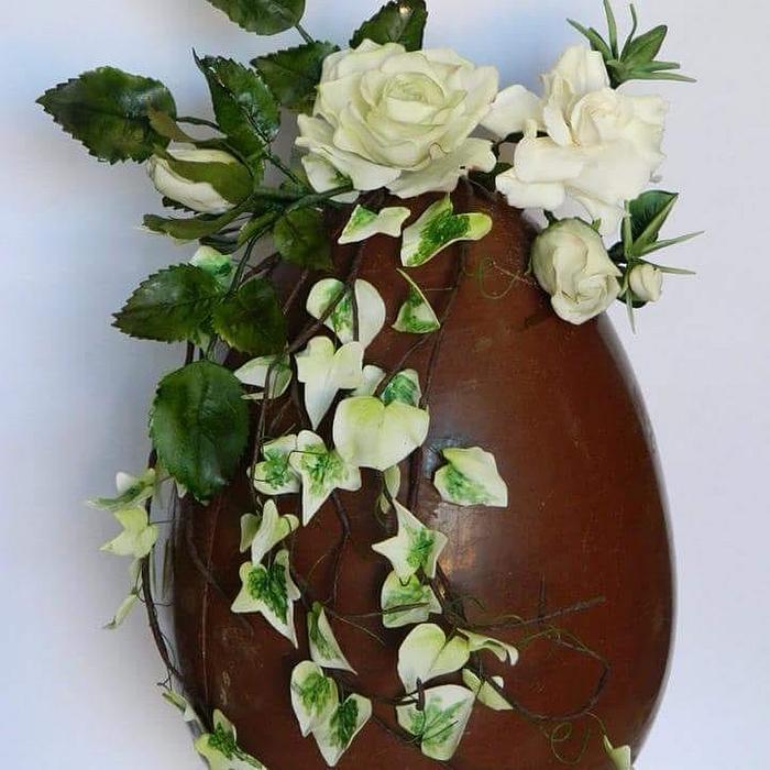 Uovo e fiori