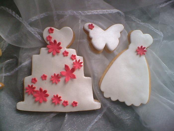 Wedding favour cookies