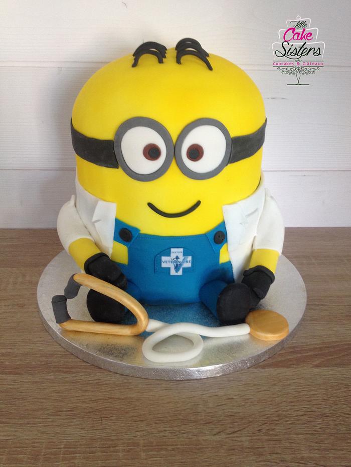 doctor minion cake