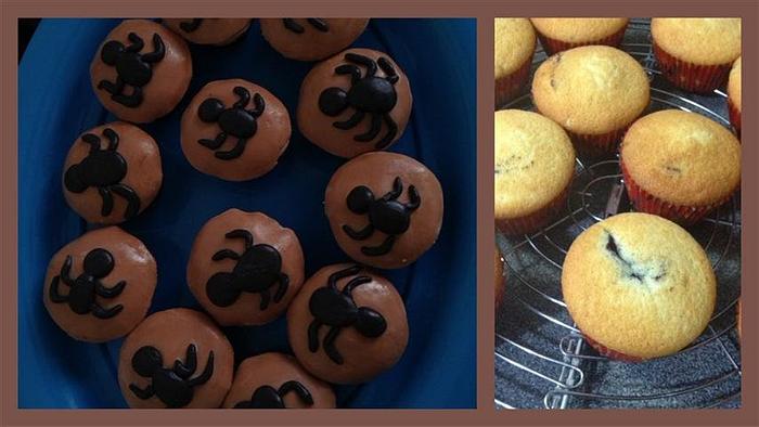 Halloween Cupcakes - Spider
