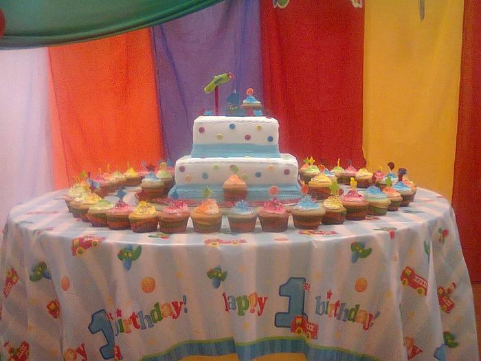                                   First Birthday Cake