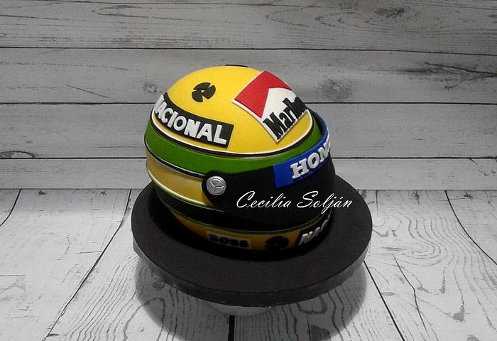 Casco Airton Senna