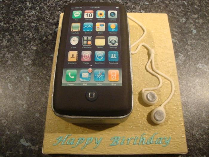 Iphone Birthday Cake