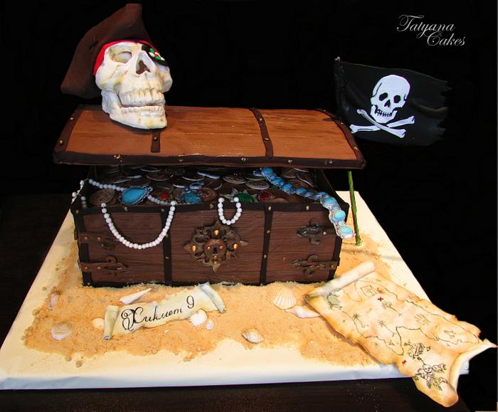 Cake pirate treasure