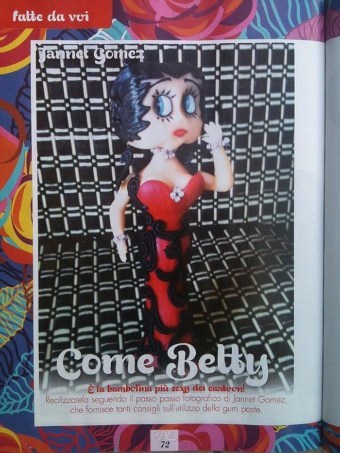 Betty Boop Tooper, Jannet Gòmez Cake Designer.