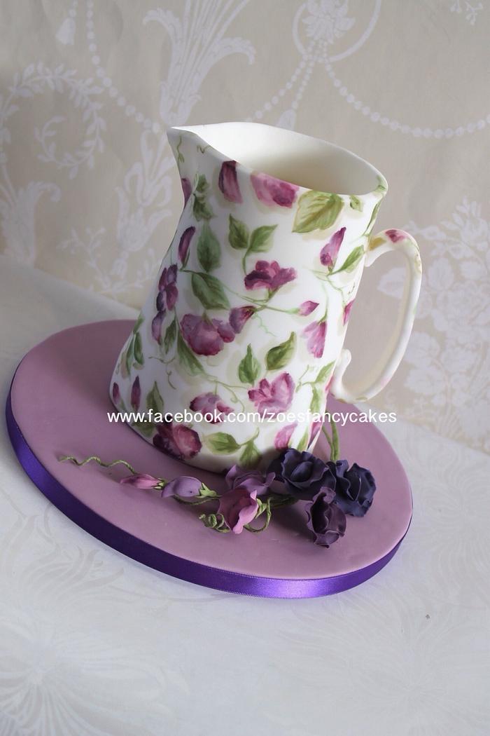 Birthday cake jug