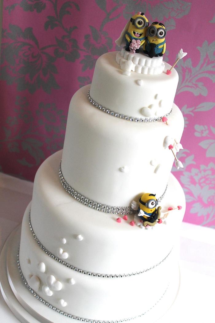 cupid wedding cake