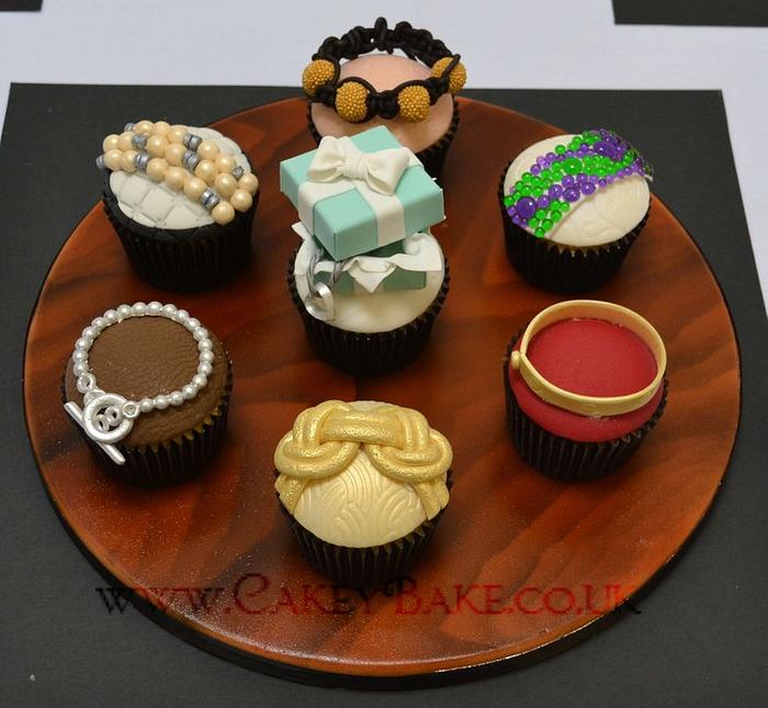 Designer Jewellery Cupcakes