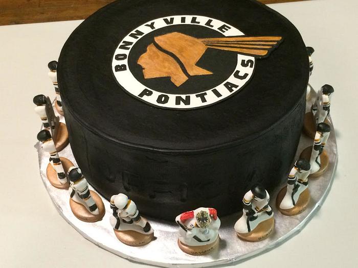Hockey Puck cake