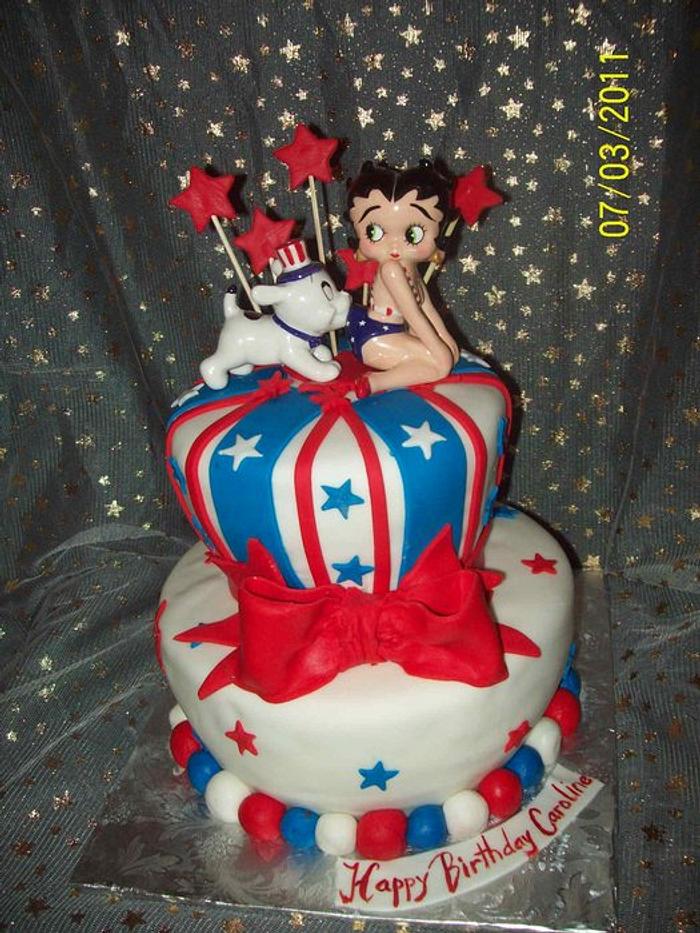 Betty Boop Cake for Caroline's Birthday