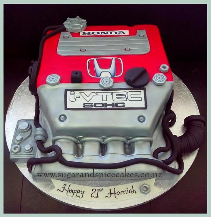 Honda K20a Super Car engine Cake 