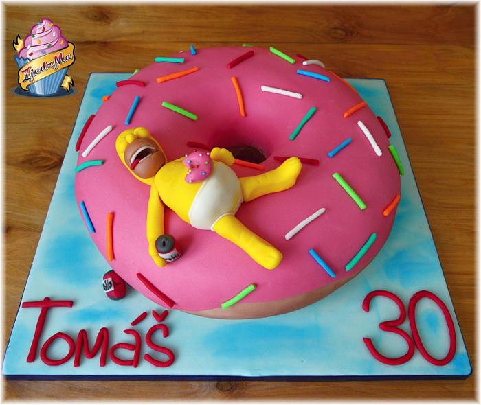 The Simpsons cake