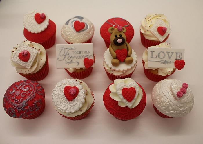 LOVE ~ FOREVER TOGETHER CUPCAKES