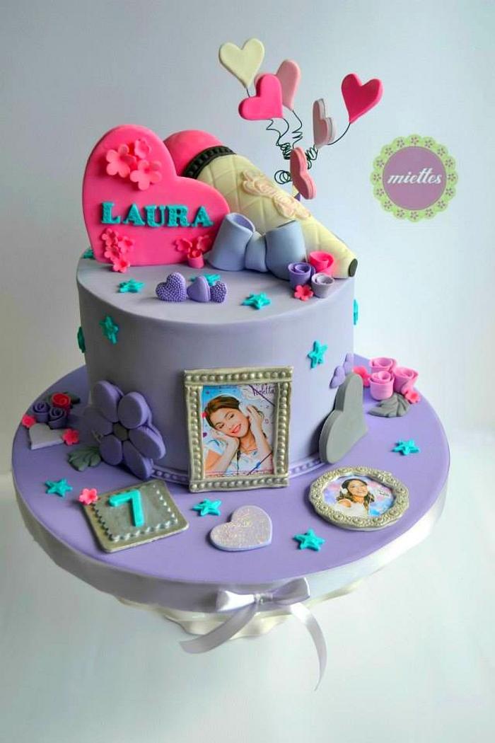 Violetta Birthday Cake