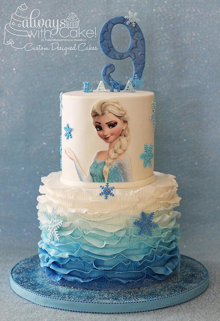Frozen - Elsa Birthday Cake