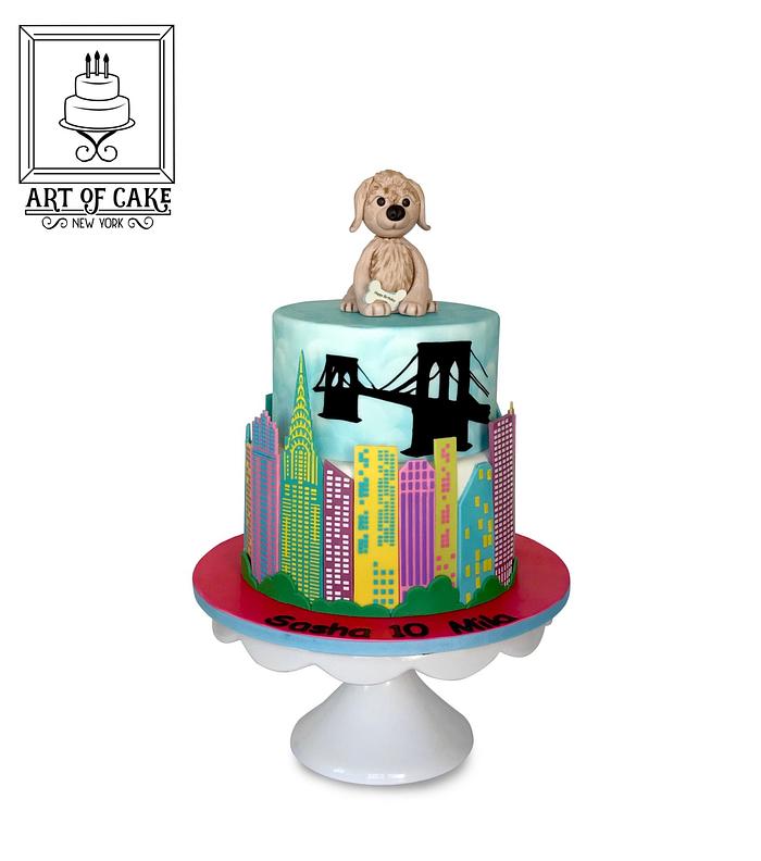 The Secret Life of Pets inspired cake