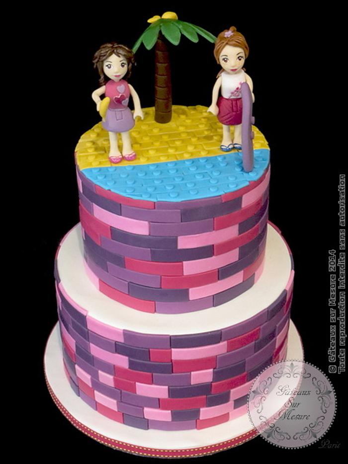 Lego Friends Cake Decorated Cake By Galina Duverne Cakesdecor