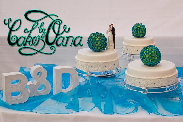 Hydrangea Weddingcake