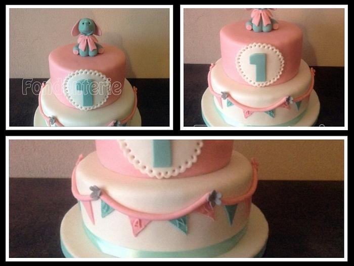 Elephant babyshower cake