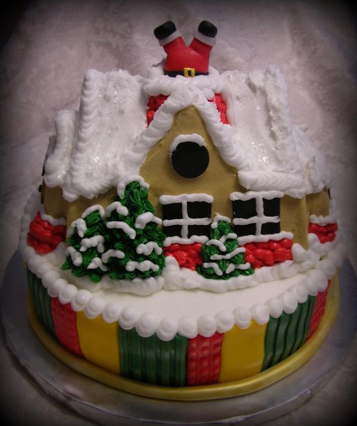 Christmas House Cakes