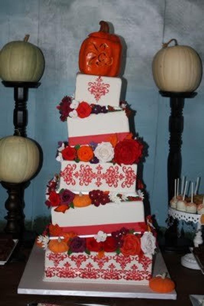 My fall wedding cake