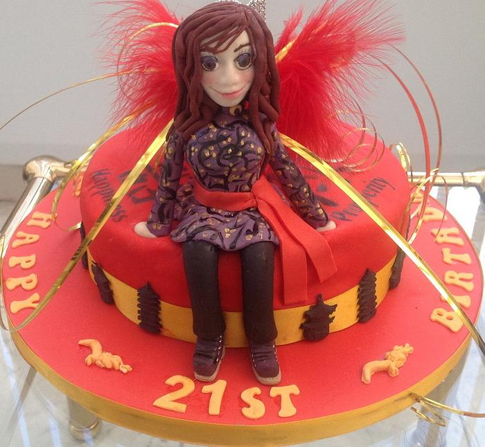 Chinese Themed 21st Birthday cake