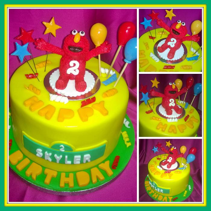 Elmo Birthday Cake 