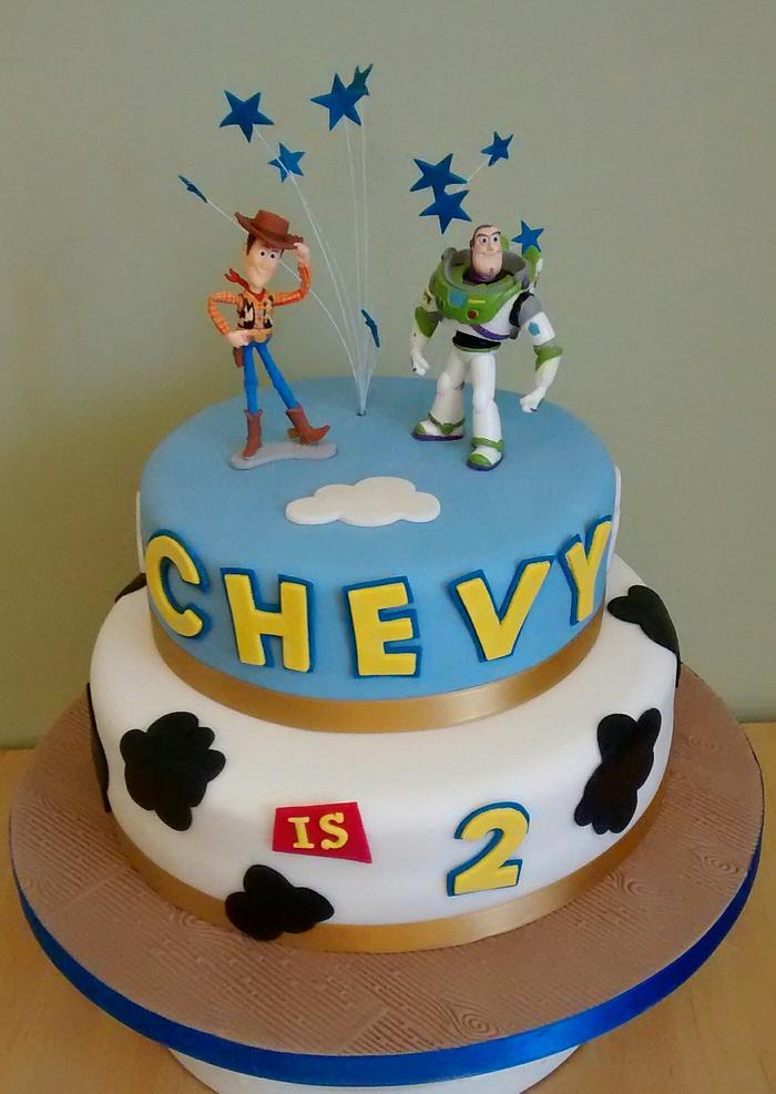 Toy story 2nd birthday cake