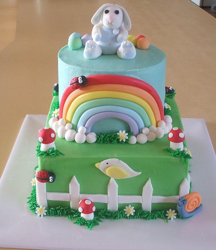 Joey Rabbits special 2nd birthday cake