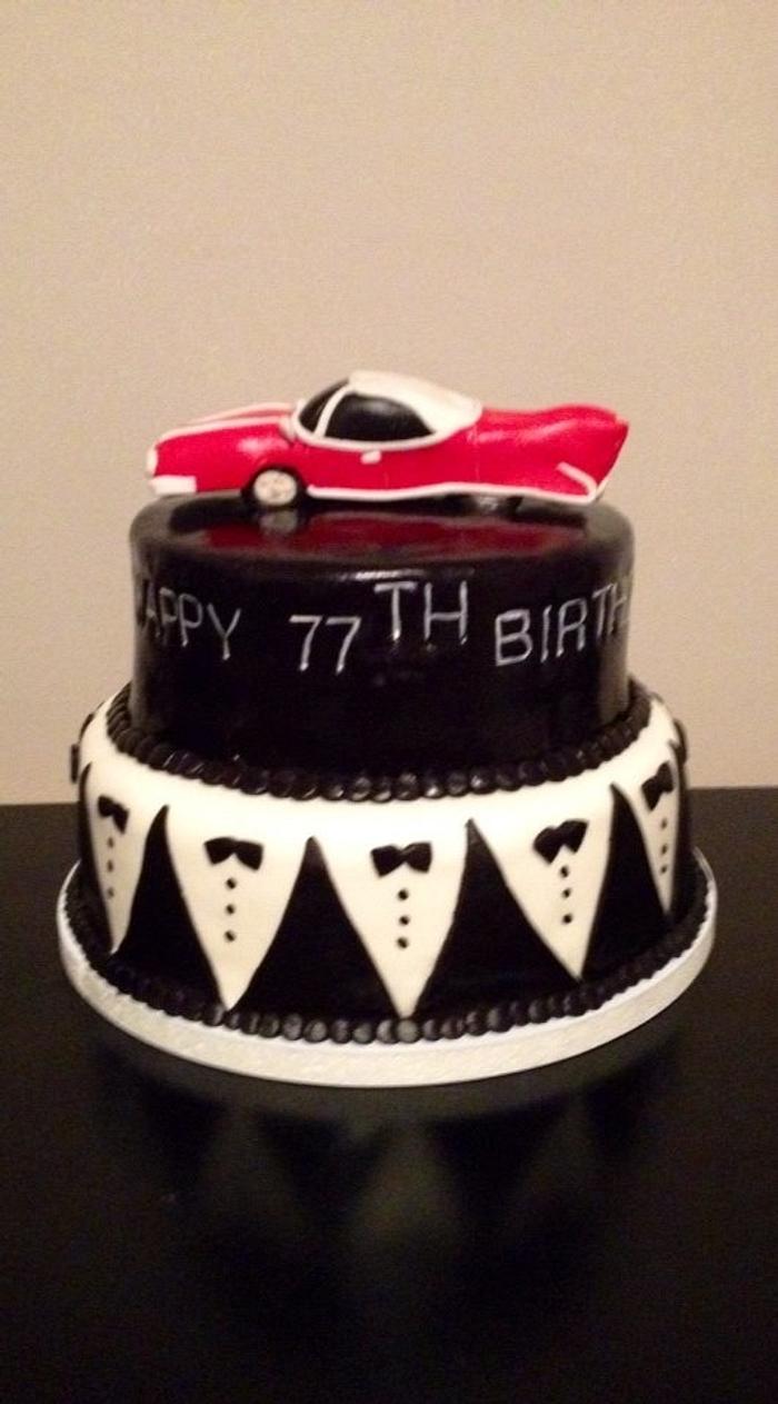 Car  cake  and  baby  shower  cake