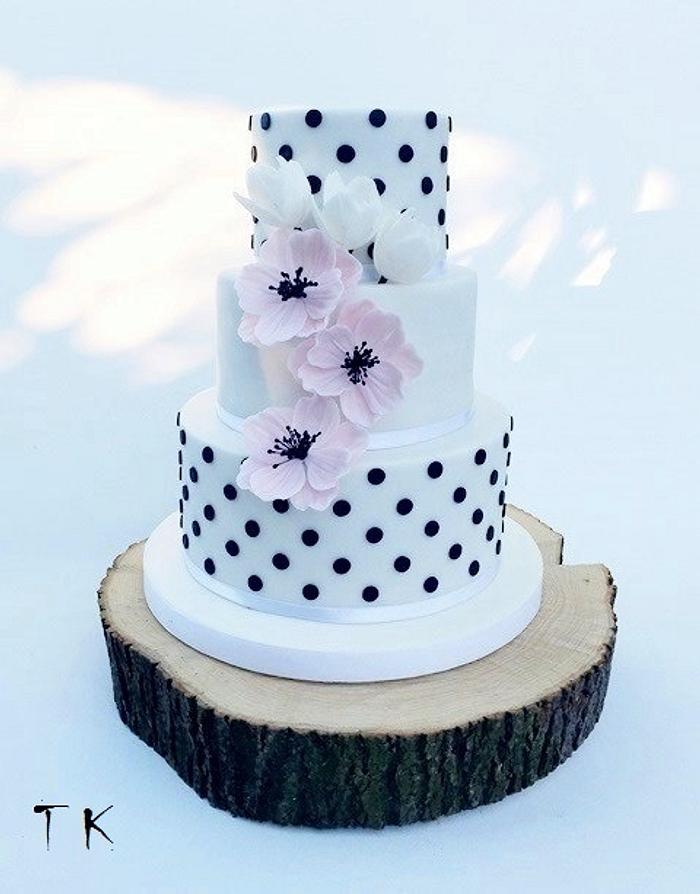 dotted cake