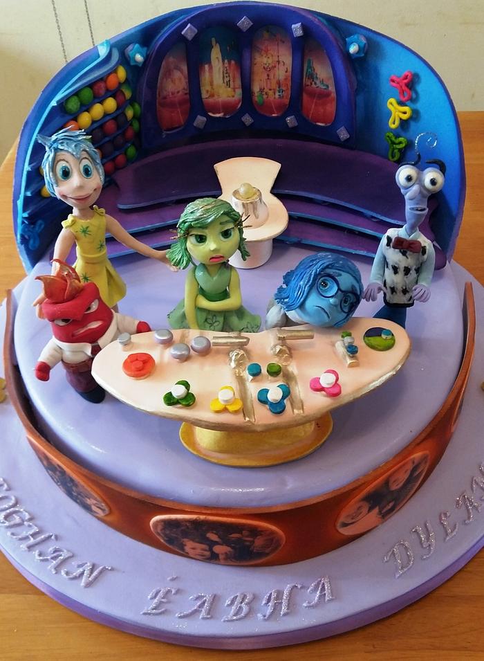 Inside out cake