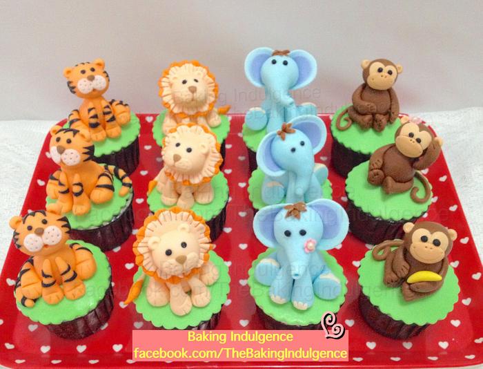 Safari Themed Cupcakes / Jungle Themed Cupcakes