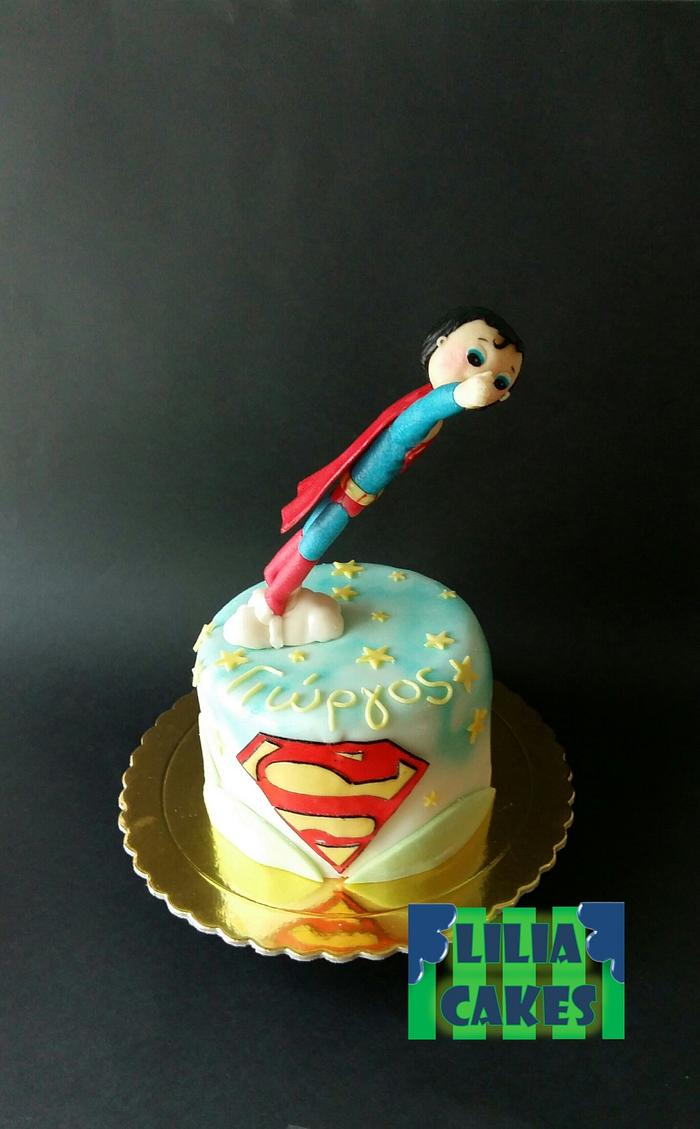 Superman cake