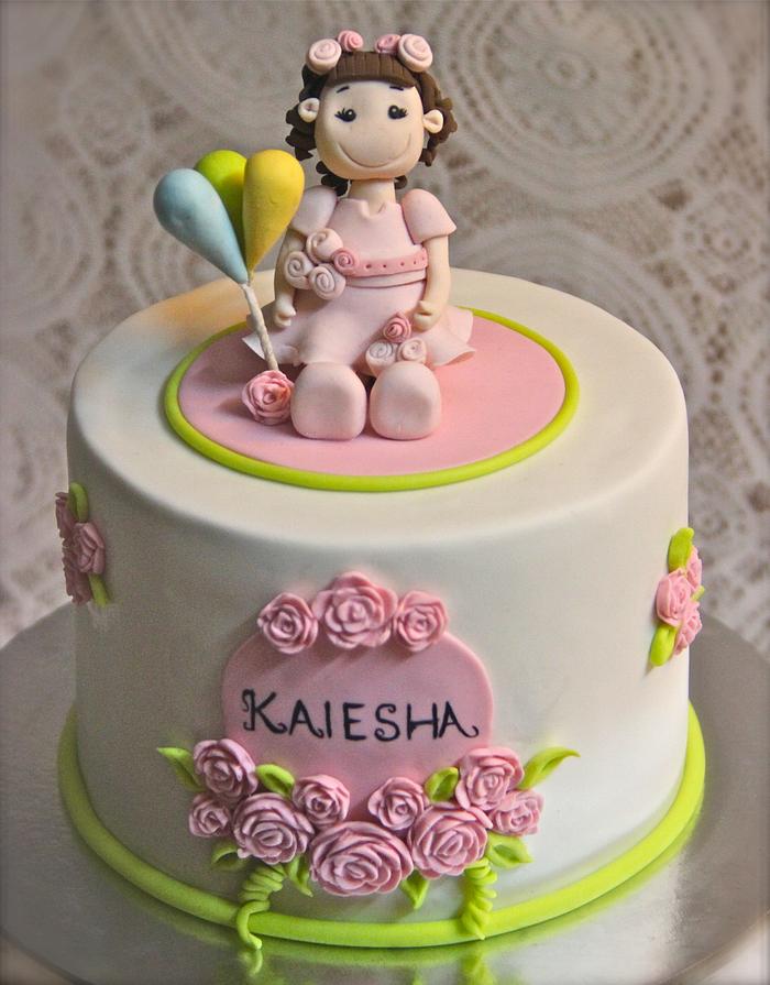 Doll cake for a doll