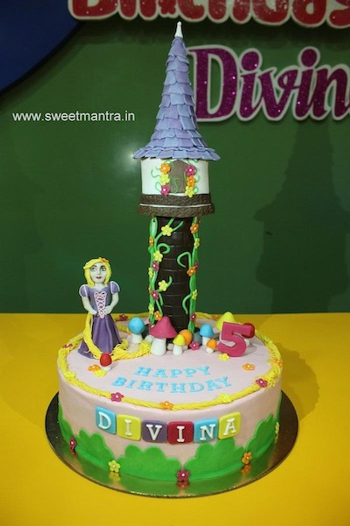 Rapunzel Tower cake