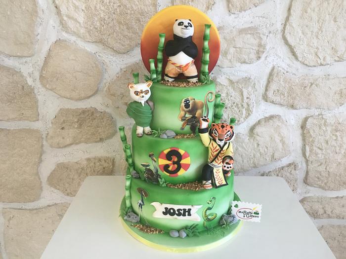 Kung-fu Panda Cake