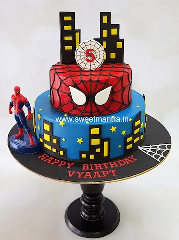 Marvel's Spider-Man Web Edible Image Cake Topper (8